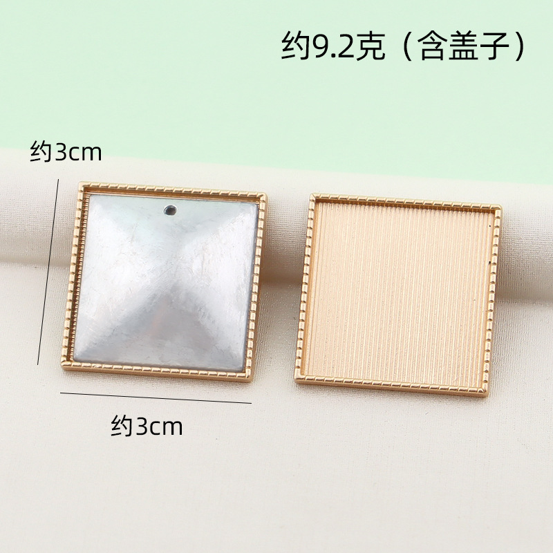 Songjin 手作り DIY ヘアロープアクセサリー蓋溝革パッチ幾何学的なジュエリーアクセサリー工場卸売|undefined