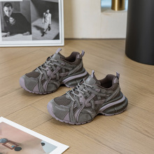 2025秋冬新款厚底老爹鞋女包底透气加绒休闲运动鞋时尚潮流百搭鞋