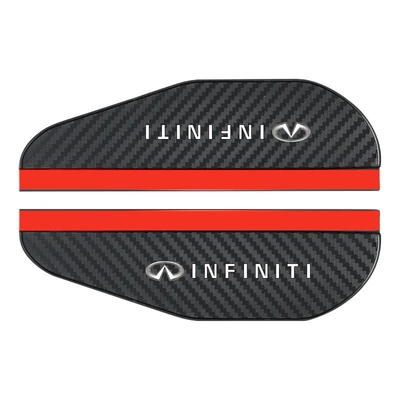 Rearview mirror rainproof sticker — Car Rain Shield Car Supplies - rain-eyebrow-carbon-fiber-pattern-infiniti-pair