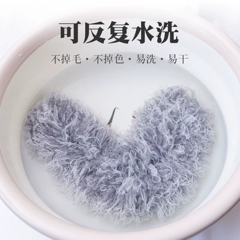 Feather duster for household dust removal, extended retractable spider web cleaning, electrostatic dust duster