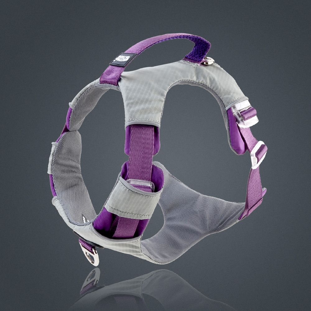 Correa para el pecho del perro mascota en forma de I reflectante perro chaleco correa de elevación a prueba de explosión de perforación