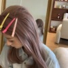 Spray paint color hair fluffy artifactless makeup hair clip female bangs duckbill clamp clamp top pinch card