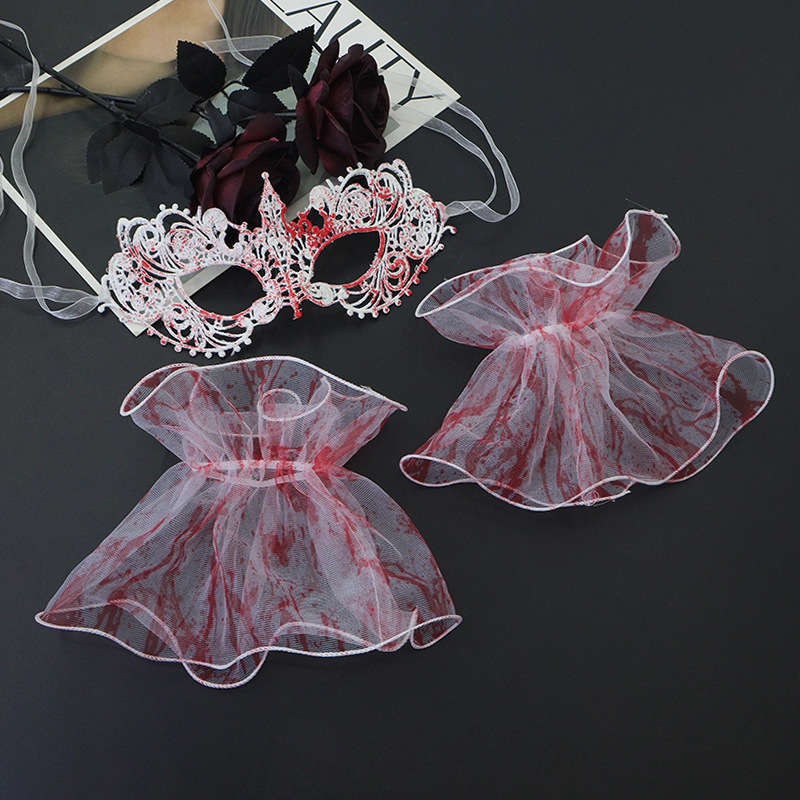 Nuevo Halloween Hot Hot Horror Set Blood Hairpin Bracelet Ball Disfraz Show Prop Factory Source