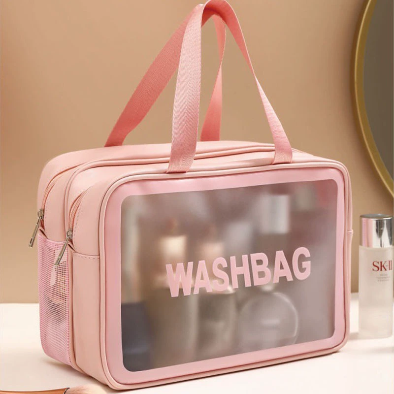 Cosmetic Travel Bag, Wet‑Dry Separation, Handheld & Shoulder Organizer, Small/Medium/Large