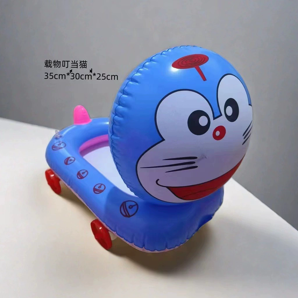 Надувная мультяшная игрушка с шнуром, PVC