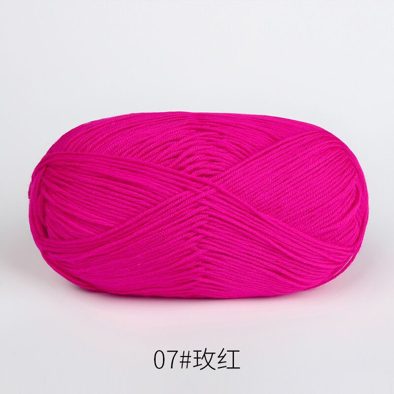 07 로즈 레드*32S*라이트 러쉬*6*코튼 클리어