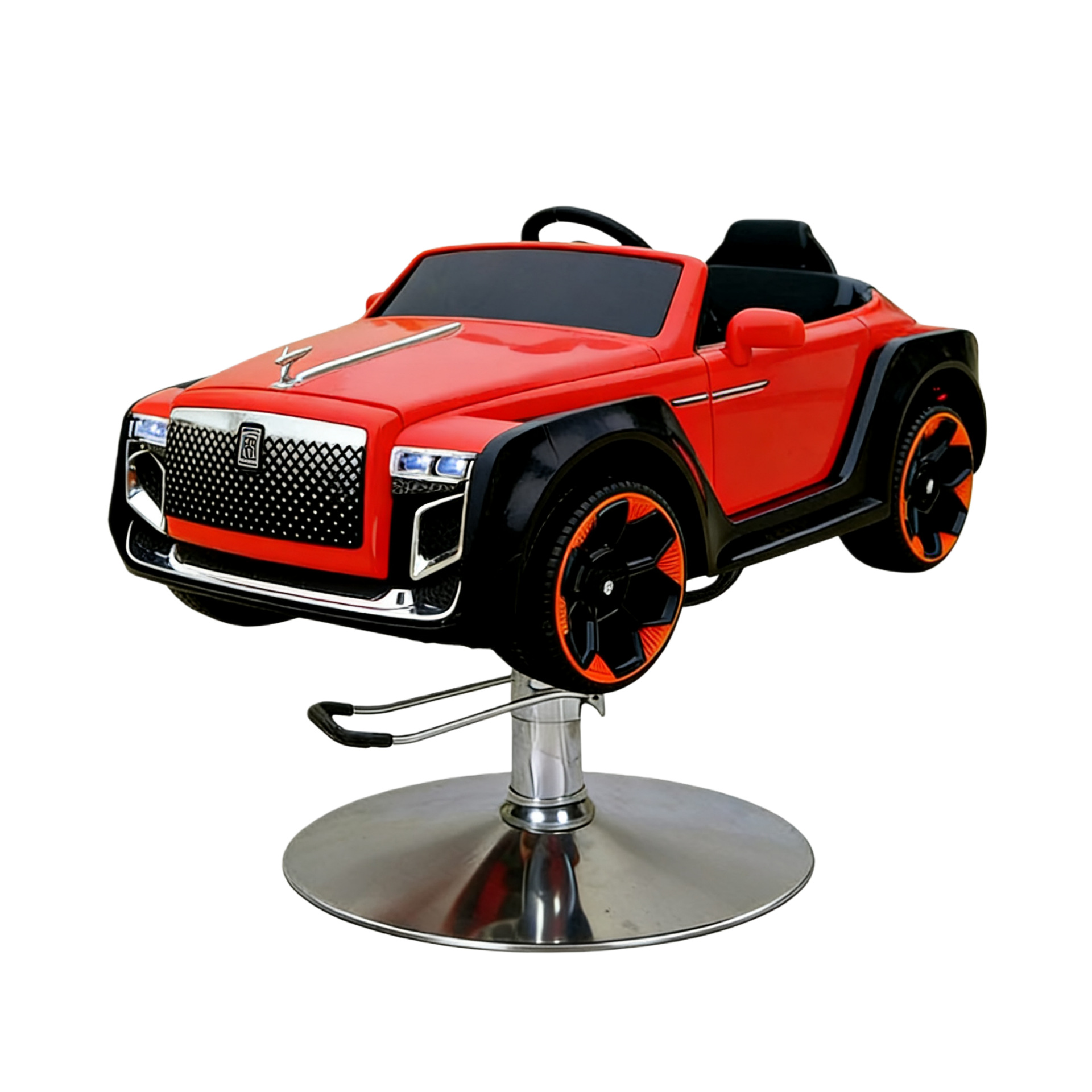 Silla de peluquería transfronteriza para niños silla de cabello giratoria silla de elevación salón de peluquería multifuncional asiento de automóvil de dibujos animados al por mayor image 24