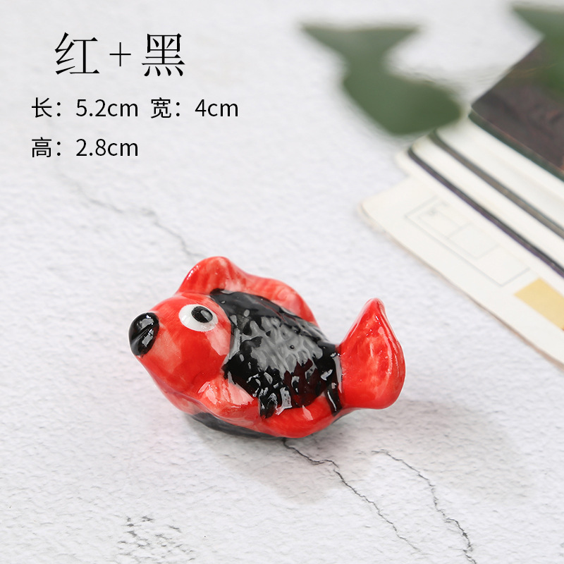 (171채색 잉어) 검정색과 빨간색