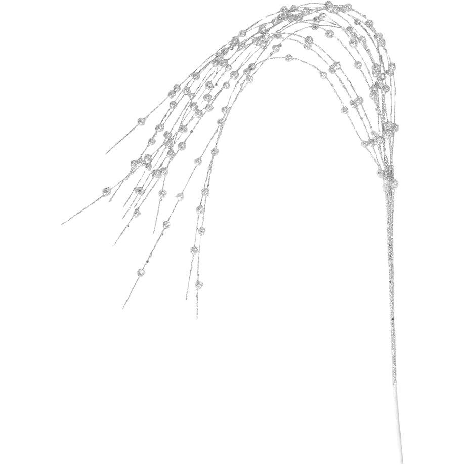 Polvo de oro artificial bayas de sauce decoración polvo de brillo flexible decoración de árbol de Navidad decoración festiva espuma de fiesta transfronteriza