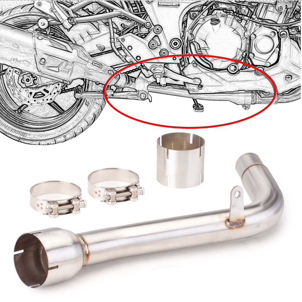 Applicable to Kawasaki exotic Versys 1000 middle exhaust pipe modification Versys1000SE modification 19-21