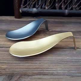 厂家批发新款中式茶匙茶勺合金铲茶神器功夫茶具茶道茶罐配件