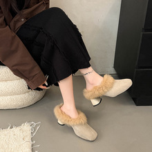 ëë��ЬŮЬ2025�ﶬ�ָ��߸�Ь��ʽ�߼��а��^���Ϛ��|����Ь