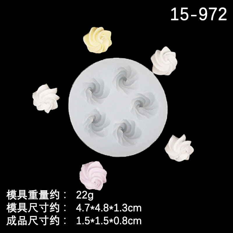 Grandes y pequeños galletas crema molde de silicona fondant pastel chocolate arcilla suave cerámica molde teléfono móvil Shell decoración molde