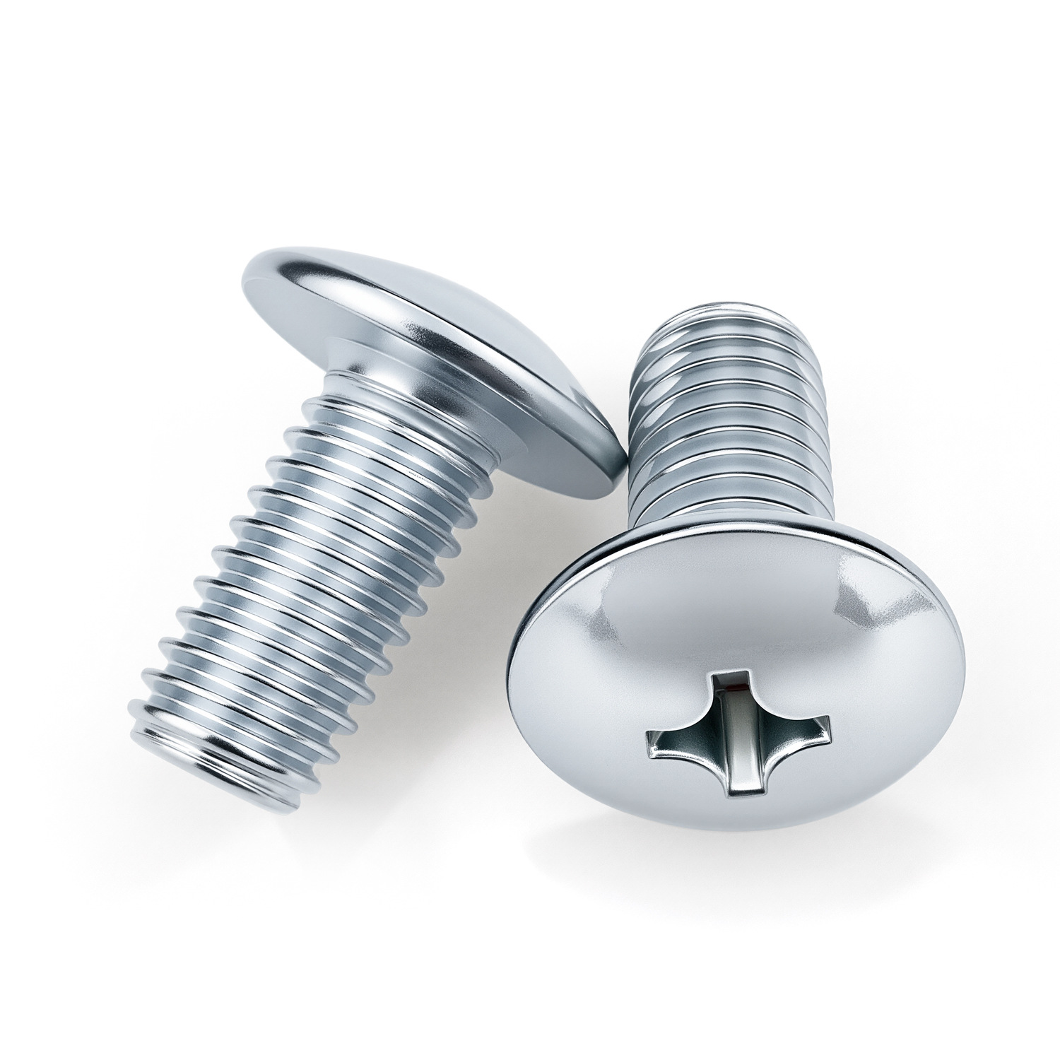 Galvanizado gran cabeza plana tornillo cruzado cabeza de hongo cruzado tornillo cabeza de paraguas perno de fijación de dientes
