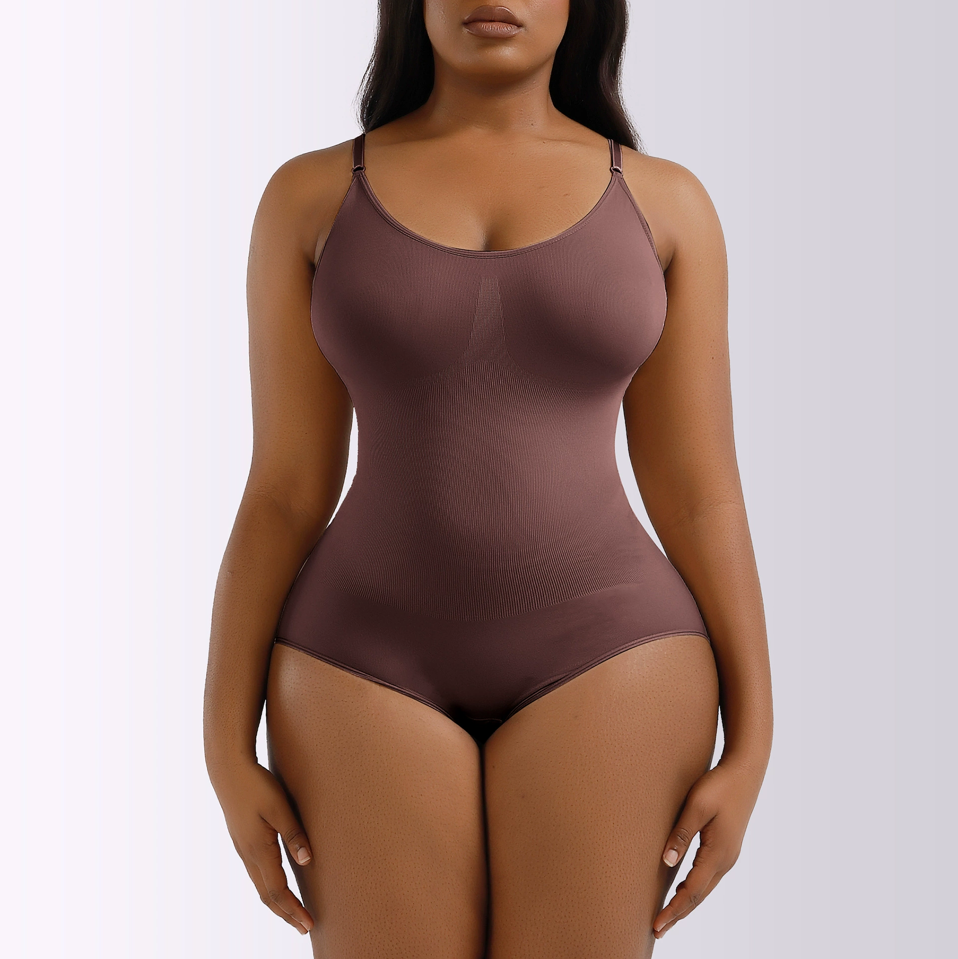 Постpartum Shapewear Bodysuit, European Style, Plus Size, Hip-Lifting Support