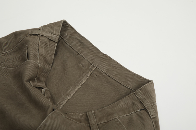 Men's Clothing Street Retro Washed Loose Tooling Jeans Men's Trendy Fashion Street Niche Design Sense Casual Pants_voghion.com