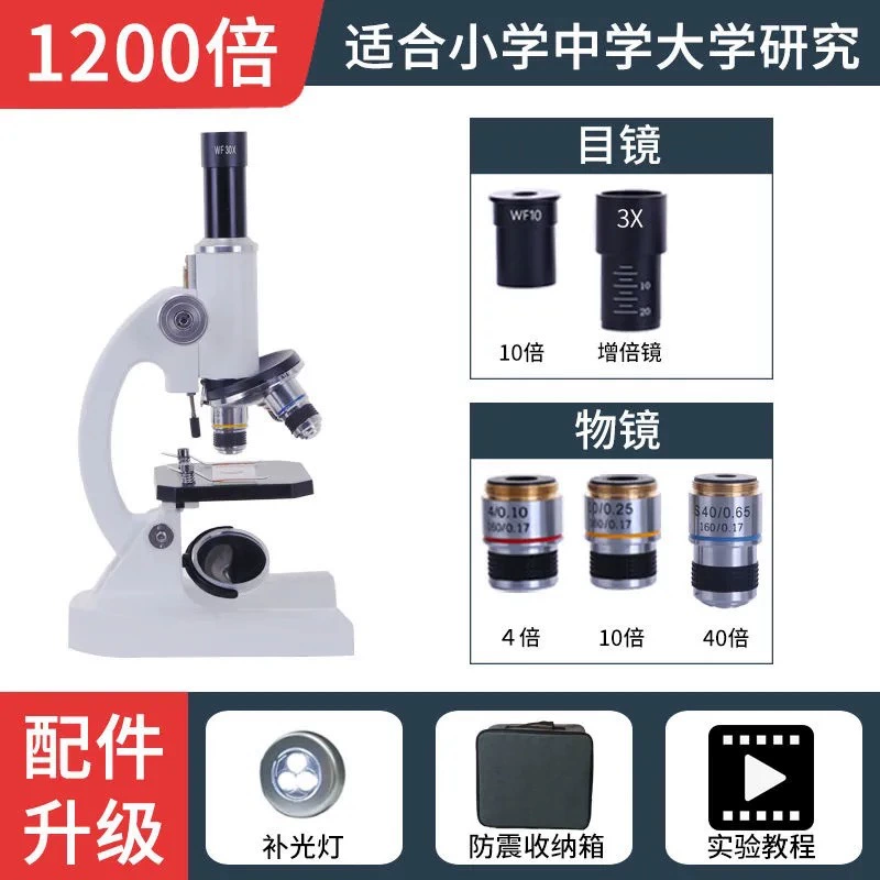 Microscope for experiments, 10000 times increase, science