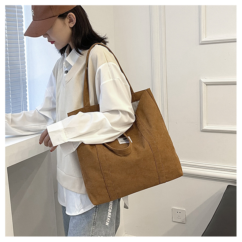 Canvas Bag Bags Type Daily Occasion Canvas Material Unisex Fashion Solid Color Canvas Shopping Bags