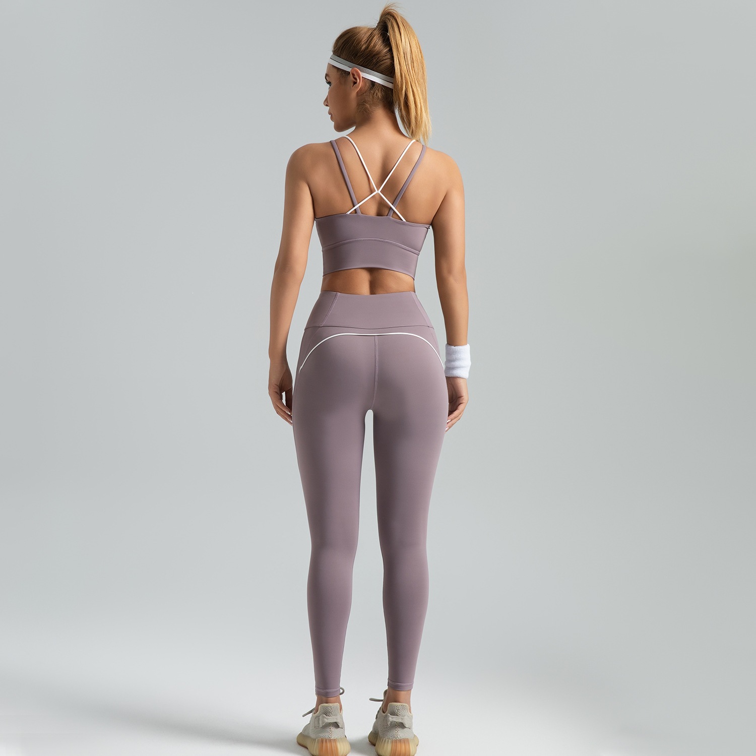línea de comercio exterior transfronteriza sensación de yoga de alta intensidad juego deportivo de alta resistencia ropa de yoga transpirable