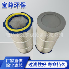 工业六耳快拆除尘滤芯325x660阻燃覆膜除尘滤筒批发粉尘过滤器