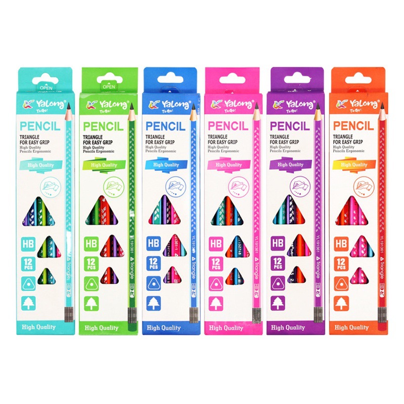 Lápiz de Color HB para Niños 12 Colores HB de Plástico para Niños image 1