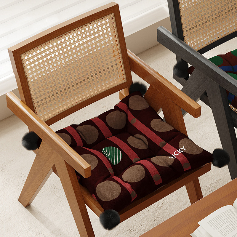 Simple retro americano asiento de asiento de comedor casero invierno invierno caliente aislamiento de aluminio dormitorio asiento de sala de aula cojín