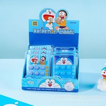 文创新款卡通系列哆啦A梦造型解压豆豆本学生小巧便携横线笔记本