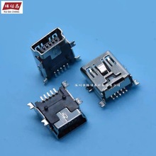 MINI USB����5PIN� 180�� ���_�NƬ5� USBĸ�� ��늽ӿ�