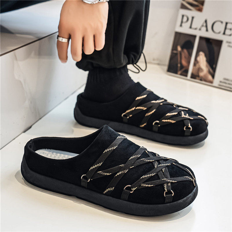 Giày lười nam mũi tròn , đế mềm chống mài mòn, gót thấp 1–3 cm — BW18-1 màu be, BW18-1 màu hạt dẻ, BW18-1 màu đen
