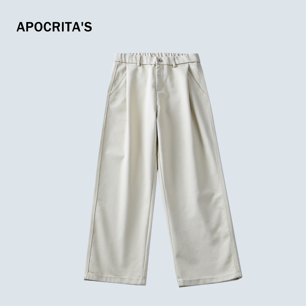 Sin devoluciones ni cambios【Liquidación por tiempo limitado a un precio súper bajo】Pantalones casuales holgados y rectos para hombre APO, para otoño e invierno