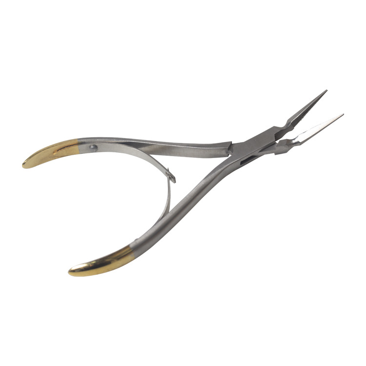 Fórceps de Extracción Dental de Acero Inoxidable para Comercio Electrónico Transfronterizo, Instrumentos Dentales Orales, Portaagujas, Fórceps para Raíces Residuales