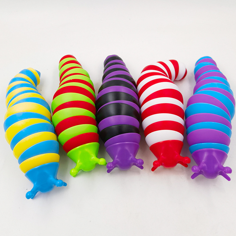 Cross-border new products de-stress slug snail slime slug caterpillar children's intelligence education de-stress venting toys 