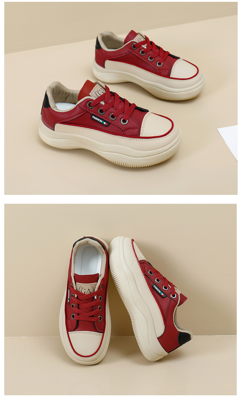 Modische Plateau Sneaker Für Damen Atmungsaktive Freizeitschuhe_voghion.com