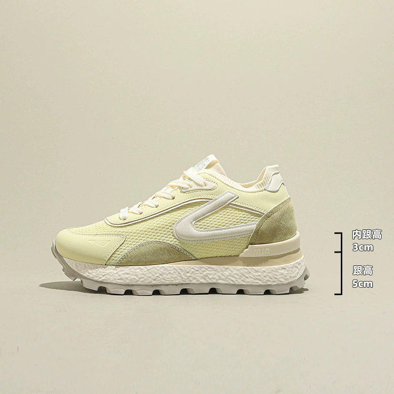 Женские летние кроссовки Форрест Гамп 2025 года, дышащие, с толстой подошвой, внутренней поддержкой и сетчатой вставкой, универсальные, модные, спортивные, маленькие.
