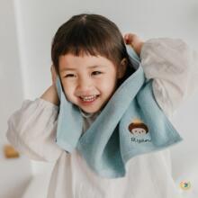 ✅白色小方巾幼儿园纯白色小毛巾儿童小号20厘米白色纯棉小方