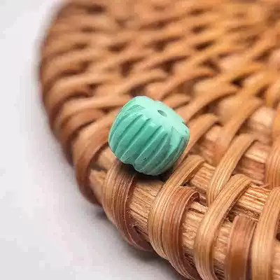Natural Turquoise Bracelet Jewelry Zərgərlik ara hissələri - straight-cut-passion-seeds-size-about-8mm