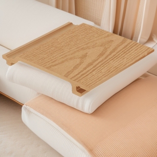 Wpc Outdoor Indoor Wood Grain Decorative Wall Stickers Living Room Wall Decoration Waterproof Anti-Corrosion Grille Board Wallboard