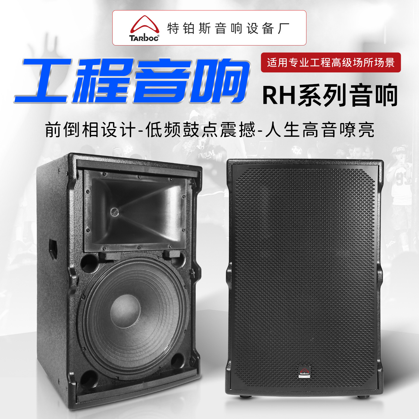 Professional Engineering Speakers Single and Double 12/ 15inch Performance Wedding Conference Ktv Bar High Power Stage Audio Set