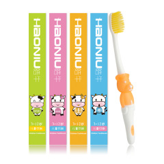 Yi Yuan Department Store Oral Care Baby Cartoon Toothbrush, Manufacturer Wholesale Teddy Bear Soft Hair Children's Toothbrush
