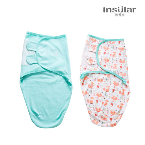 2-pack of cocoon-style anti-shock baby cotton blankets newborn swaddle wraps for four seasons 0-6 months Amazon