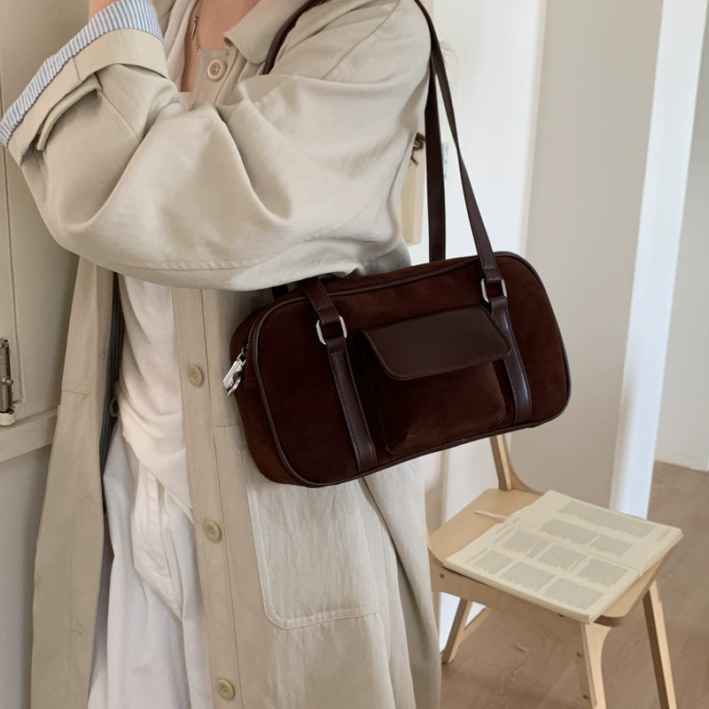 One-Shoulder Bag, Retro Small Design, Compact 28.5×8×15.5 cm, Multiple Colors