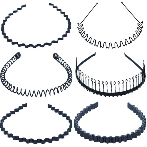 Iron hair clip, headband for men and women, best-selling, invisible, sports, simple and elegant, Korean style, hair back cover, wave hair clip, hair accessory