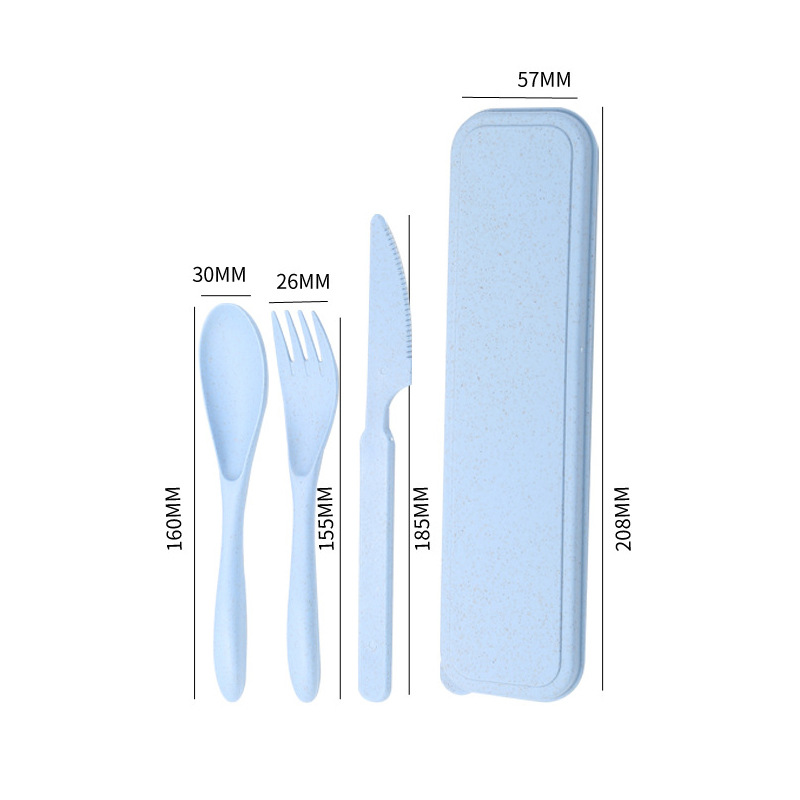 클래식 나이프와 포크 스푼 [노르딕 블루]]