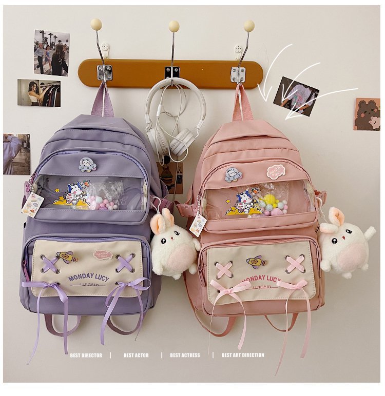 Wholesale Candy Color Rabbit Pendant Backpack Nihaojewelry display picture 24