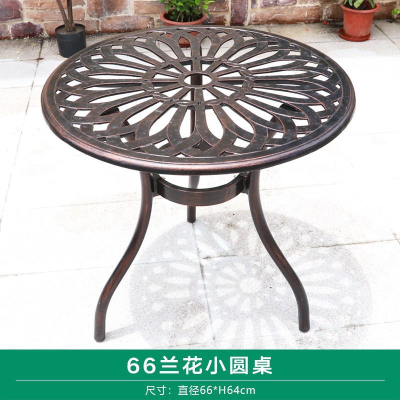 Mesa redonda de orquídeas de 66 cm (2 piezas)