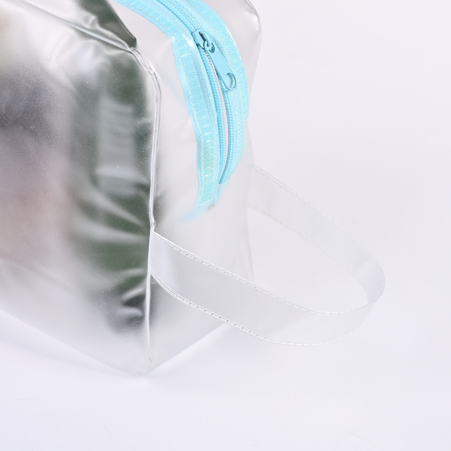 Matte storage bag PVC with zipper