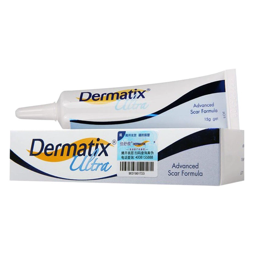 Dermatix, оригинальный американский импортный силиконовый гель для кесарева сечения, крем для удаления шрамов на двойных веках с проверкой защиты от подделок.