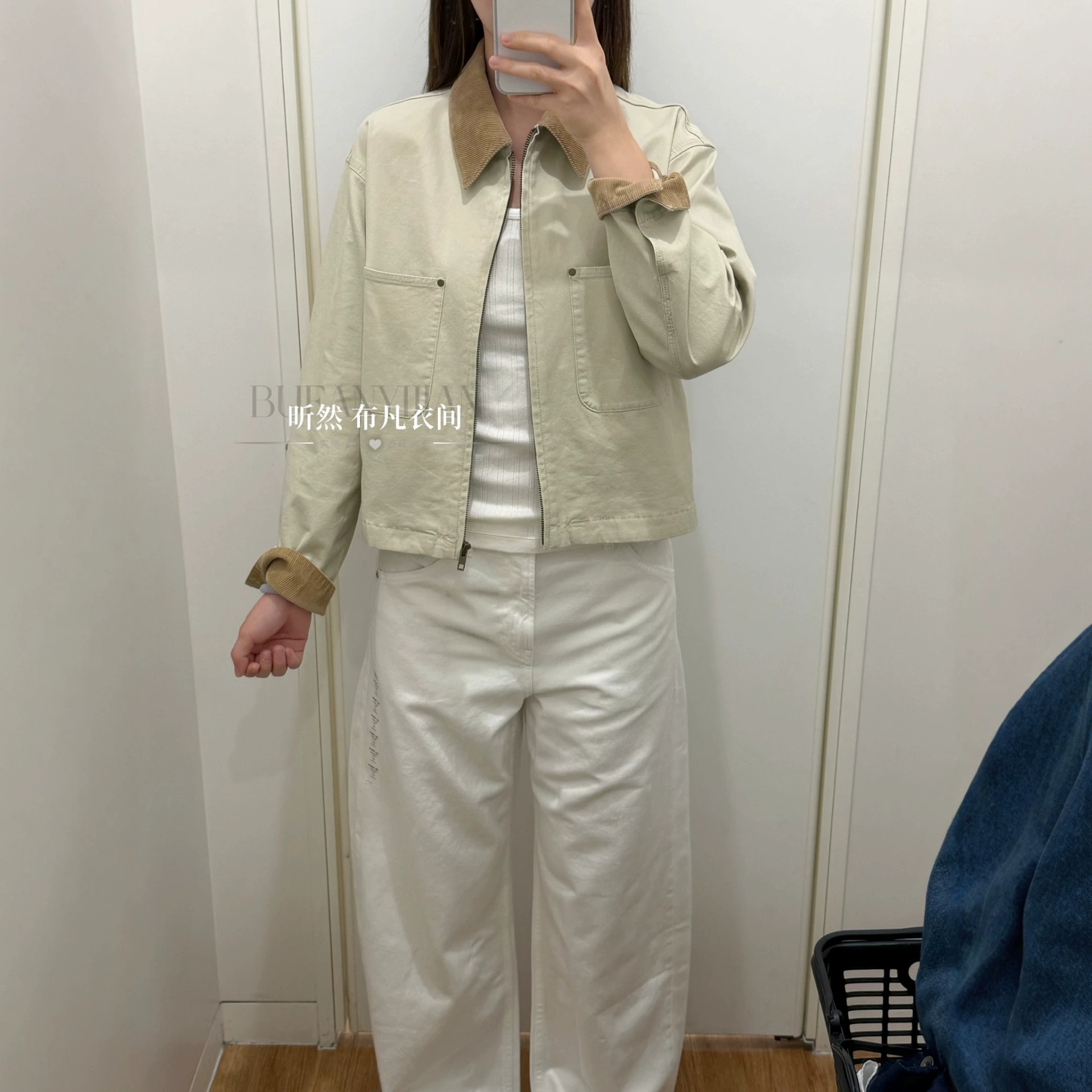 Women's Couple Outdoor Sports Casual Zipper Short Jacket Lapel Coat Autumn and Winter Loose Top 487516