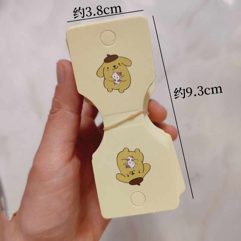 6*7 accesorios para el cabello cartón adultos niños accesorios para el cabello Tarjeta de papel arco horquilla Tarjeta de embalaje de la joyería bolsa de cartón