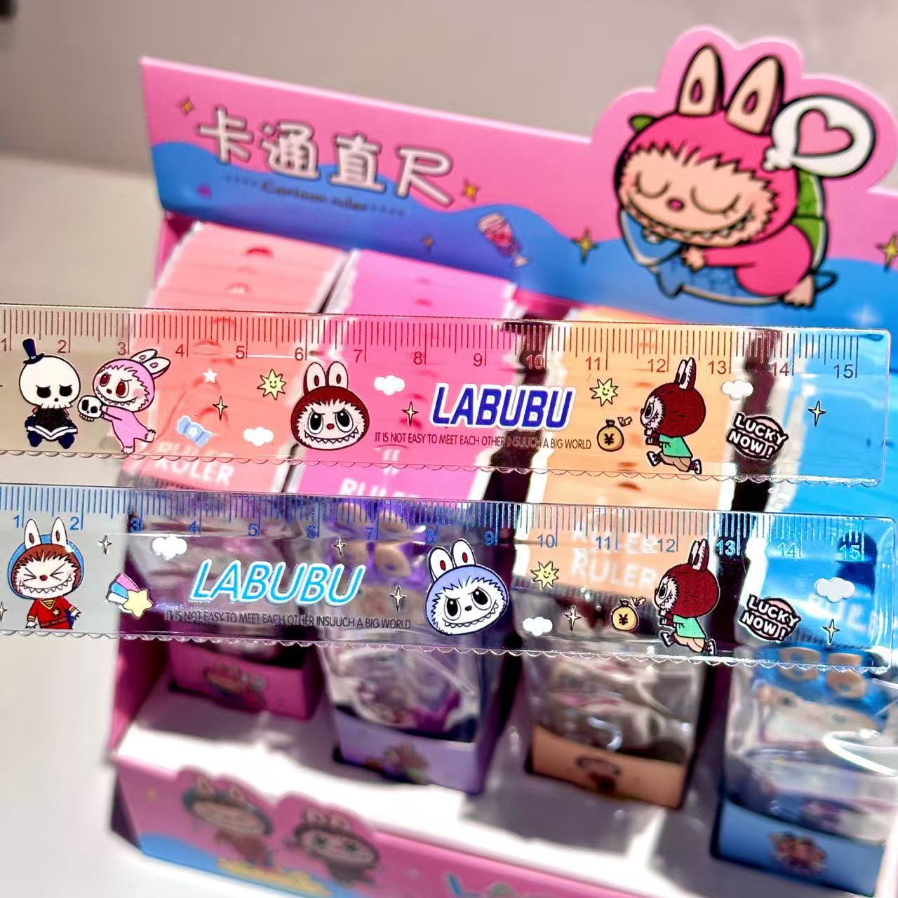 Paño pequeño pegamento suave modelado 15cm regla recta de alto valor creativo regla de onda para estudiantes de papelería pequeños regalos